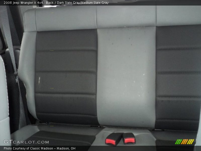 Black / Dark Slate Gray/Medium Slate Gray 2008 Jeep Wrangler X 4x4
