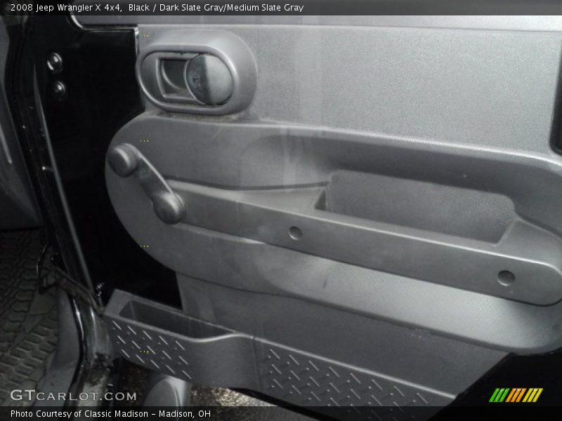 Black / Dark Slate Gray/Medium Slate Gray 2008 Jeep Wrangler X 4x4