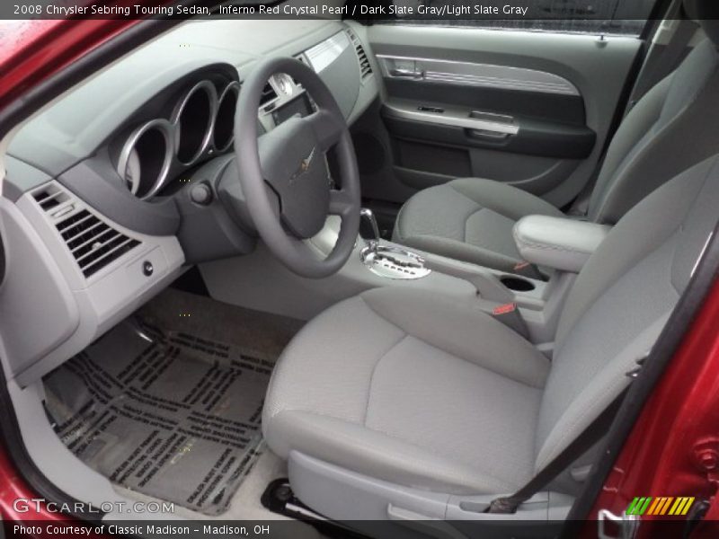 Inferno Red Crystal Pearl / Dark Slate Gray/Light Slate Gray 2008 Chrysler Sebring Touring Sedan
