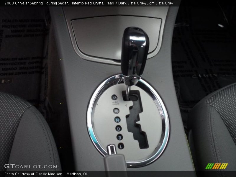 Inferno Red Crystal Pearl / Dark Slate Gray/Light Slate Gray 2008 Chrysler Sebring Touring Sedan