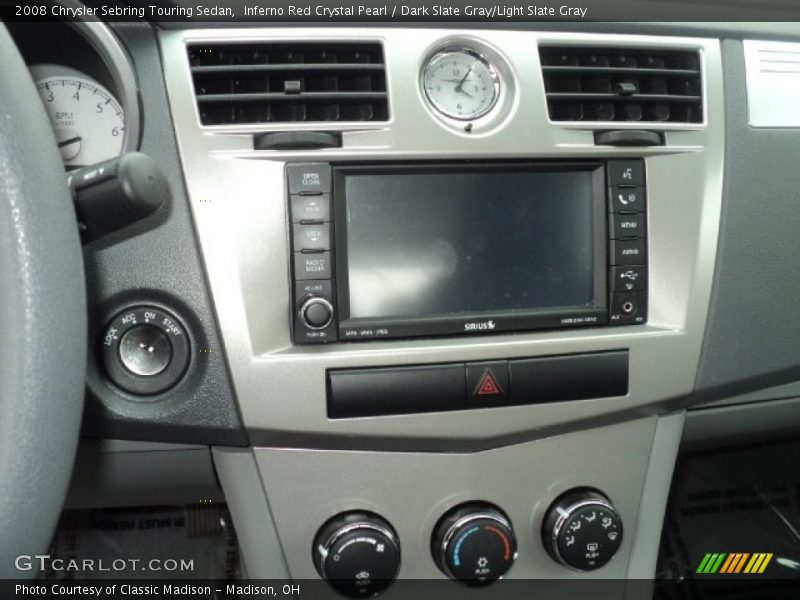Inferno Red Crystal Pearl / Dark Slate Gray/Light Slate Gray 2008 Chrysler Sebring Touring Sedan