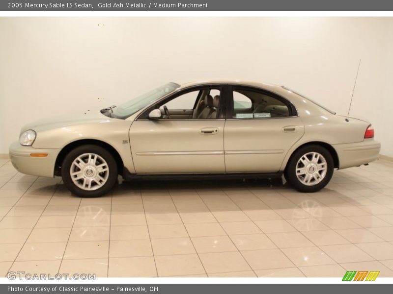 Gold Ash Metallic / Medium Parchment 2005 Mercury Sable LS Sedan