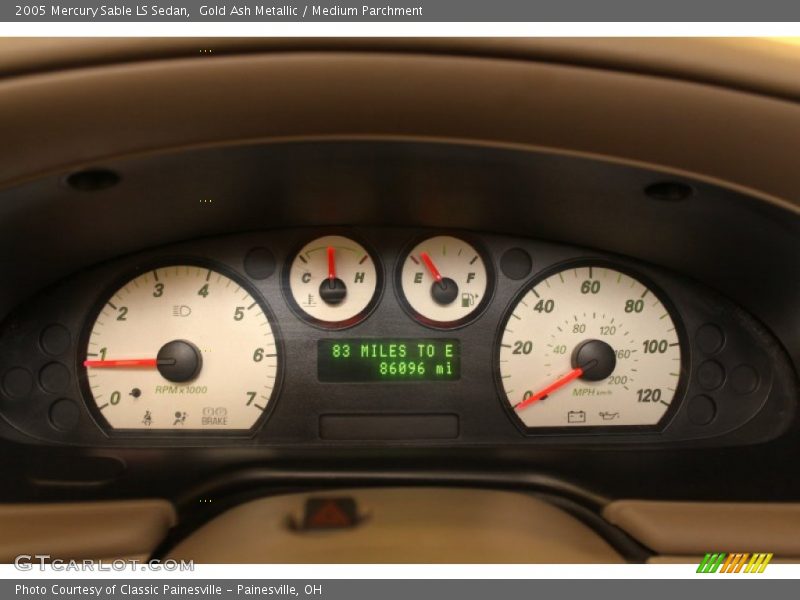 Gold Ash Metallic / Medium Parchment 2005 Mercury Sable LS Sedan