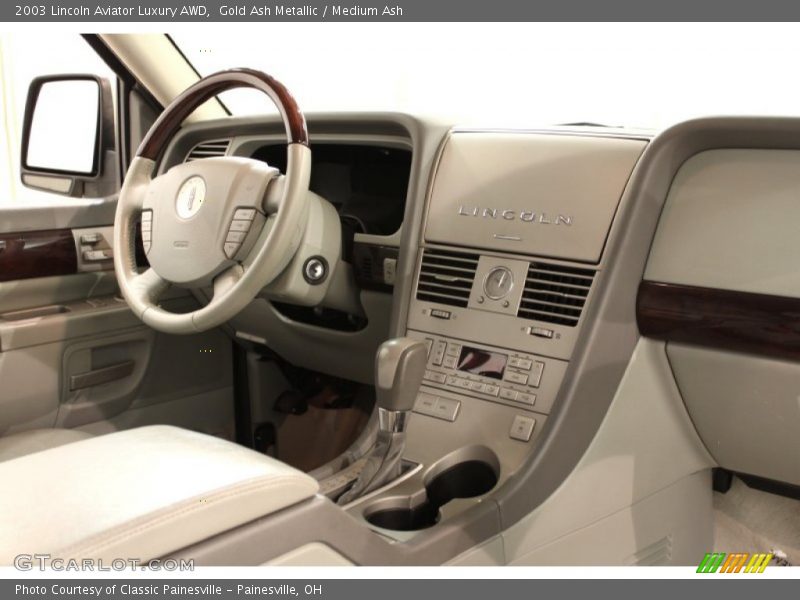 Gold Ash Metallic / Medium Ash 2003 Lincoln Aviator Luxury AWD