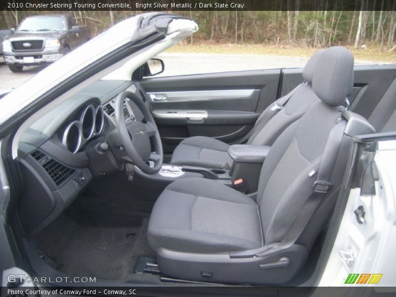 Bright Silver Metallic / Dark Slate Gray 2010 Chrysler Sebring Touring Convertible