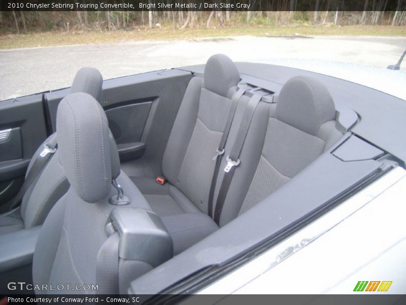 Bright Silver Metallic / Dark Slate Gray 2010 Chrysler Sebring Touring Convertible