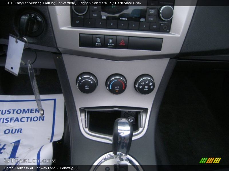 Bright Silver Metallic / Dark Slate Gray 2010 Chrysler Sebring Touring Convertible