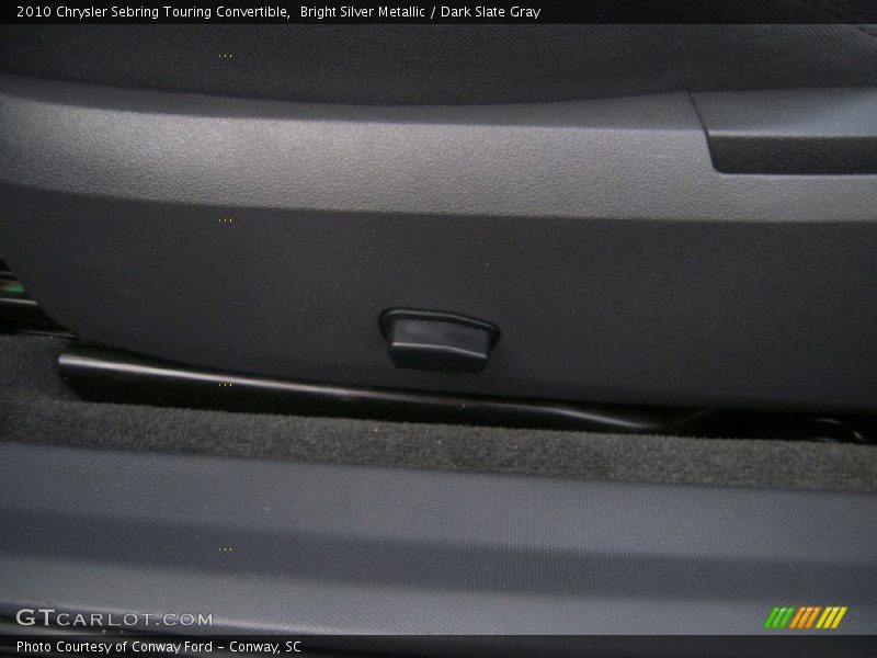 Bright Silver Metallic / Dark Slate Gray 2010 Chrysler Sebring Touring Convertible