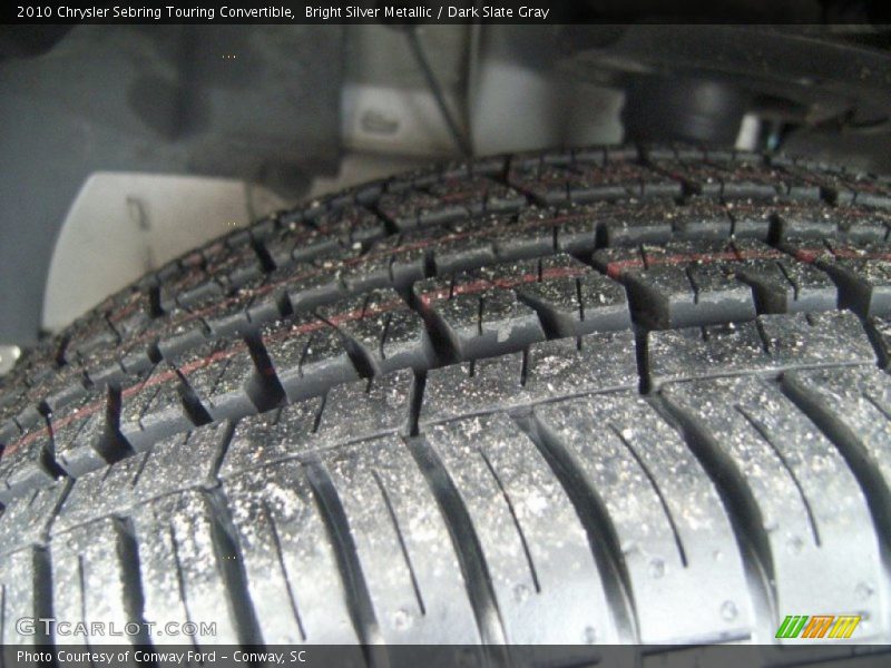 Bright Silver Metallic / Dark Slate Gray 2010 Chrysler Sebring Touring Convertible