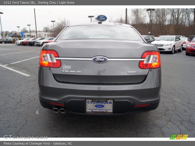 Sterling Grey / Light Stone 2012 Ford Taurus SEL