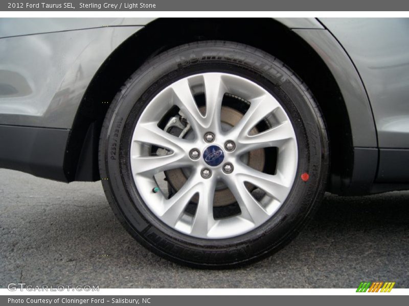 Sterling Grey / Light Stone 2012 Ford Taurus SEL