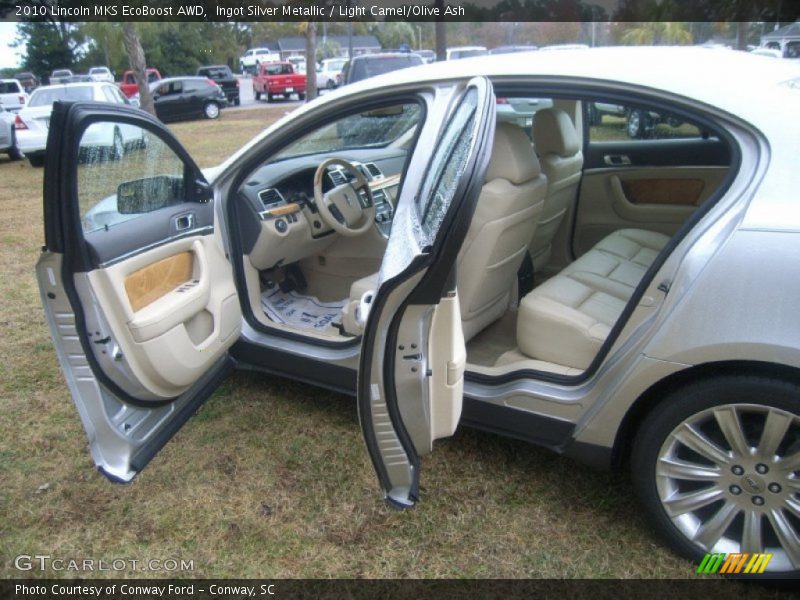  2010 MKS EcoBoost AWD Light Camel/Olive Ash Interior