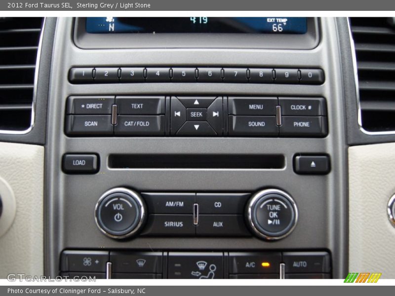 Sterling Grey / Light Stone 2012 Ford Taurus SEL