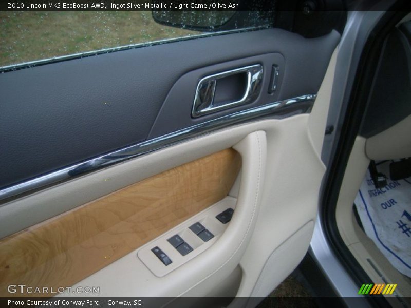 Ingot Silver Metallic / Light Camel/Olive Ash 2010 Lincoln MKS EcoBoost AWD