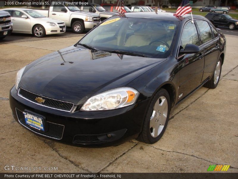 Black / Neutral Beige 2006 Chevrolet Impala SS