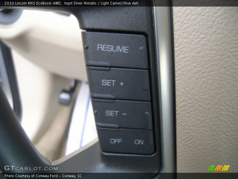 Ingot Silver Metallic / Light Camel/Olive Ash 2010 Lincoln MKS EcoBoost AWD