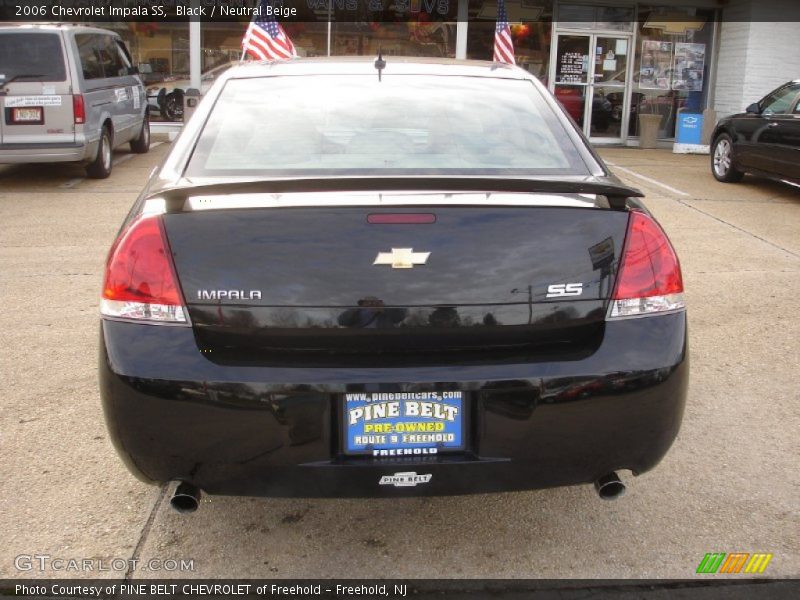 Black / Neutral Beige 2006 Chevrolet Impala SS