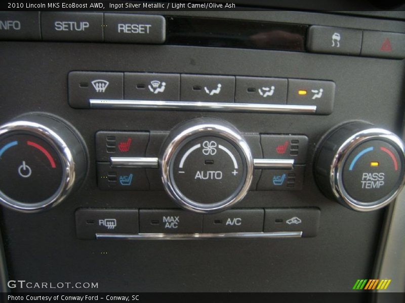 Ingot Silver Metallic / Light Camel/Olive Ash 2010 Lincoln MKS EcoBoost AWD