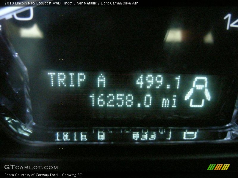 Ingot Silver Metallic / Light Camel/Olive Ash 2010 Lincoln MKS EcoBoost AWD