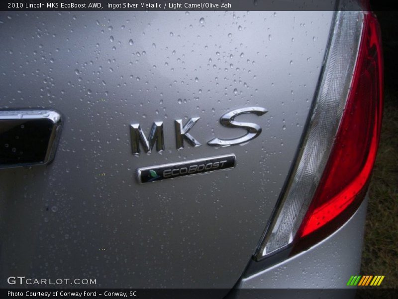 Ingot Silver Metallic / Light Camel/Olive Ash 2010 Lincoln MKS EcoBoost AWD
