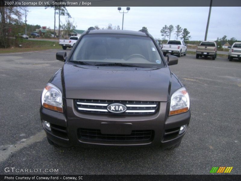 Smokey Brown / Beige 2007 Kia Sportage EX V6