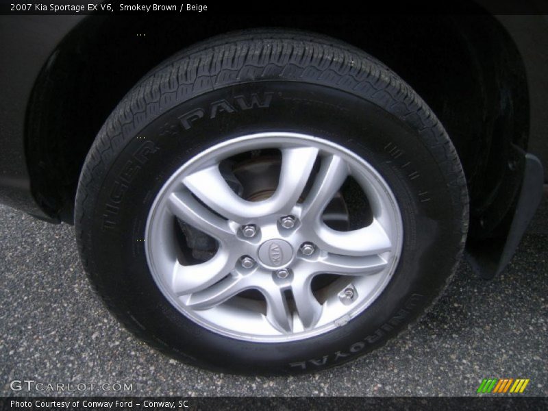 Smokey Brown / Beige 2007 Kia Sportage EX V6