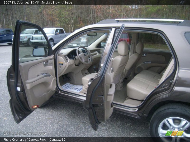 Smokey Brown / Beige 2007 Kia Sportage EX V6