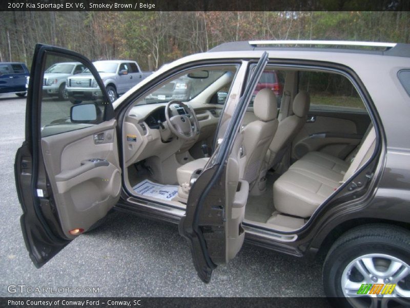 Smokey Brown / Beige 2007 Kia Sportage EX V6