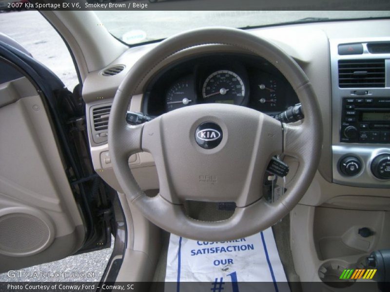 Smokey Brown / Beige 2007 Kia Sportage EX V6
