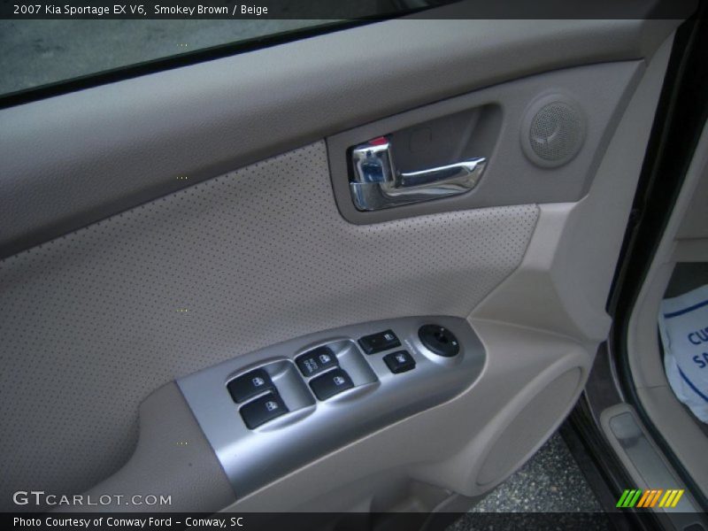 Smokey Brown / Beige 2007 Kia Sportage EX V6