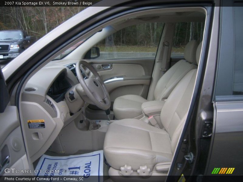 Smokey Brown / Beige 2007 Kia Sportage EX V6