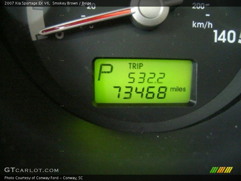 Smokey Brown / Beige 2007 Kia Sportage EX V6