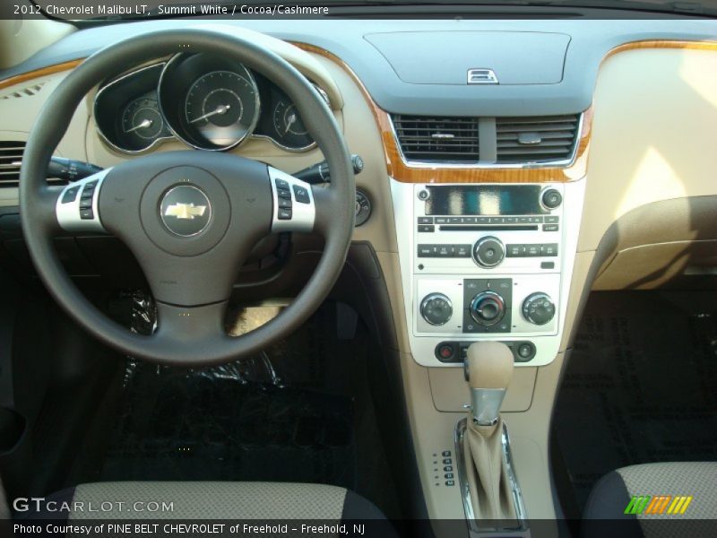 Summit White / Cocoa/Cashmere 2012 Chevrolet Malibu LT