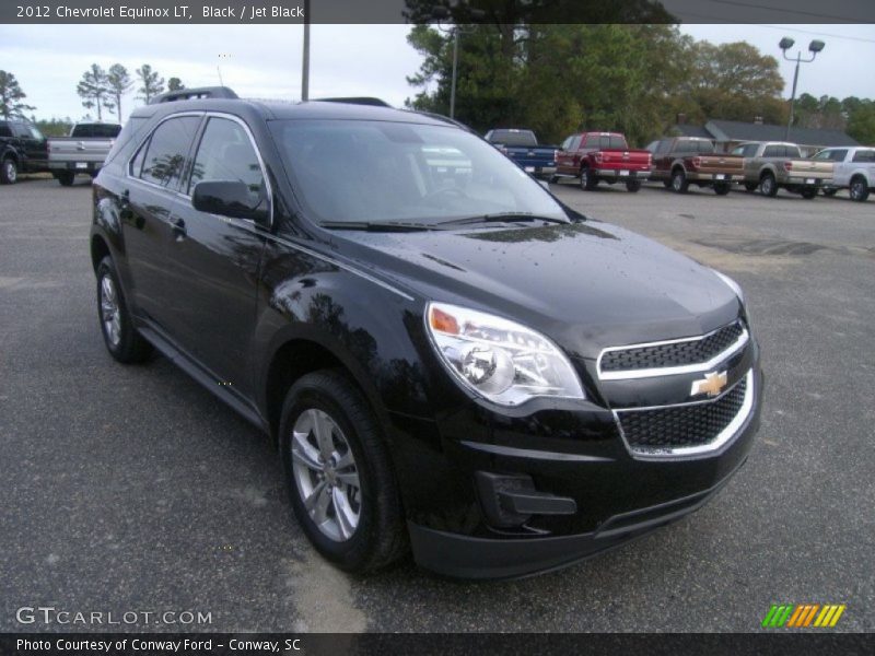 Black / Jet Black 2012 Chevrolet Equinox LT