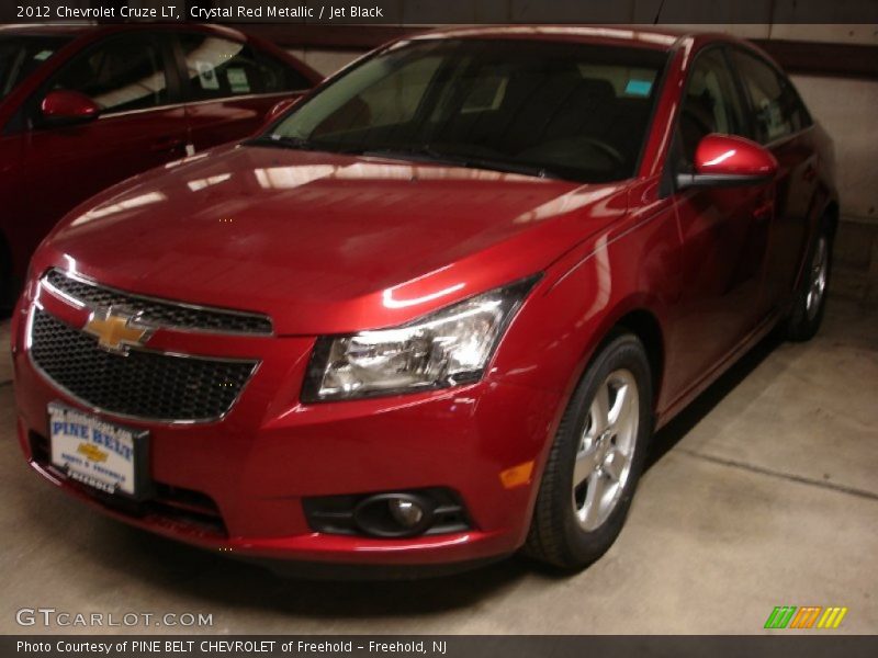 Crystal Red Metallic / Jet Black 2012 Chevrolet Cruze LT