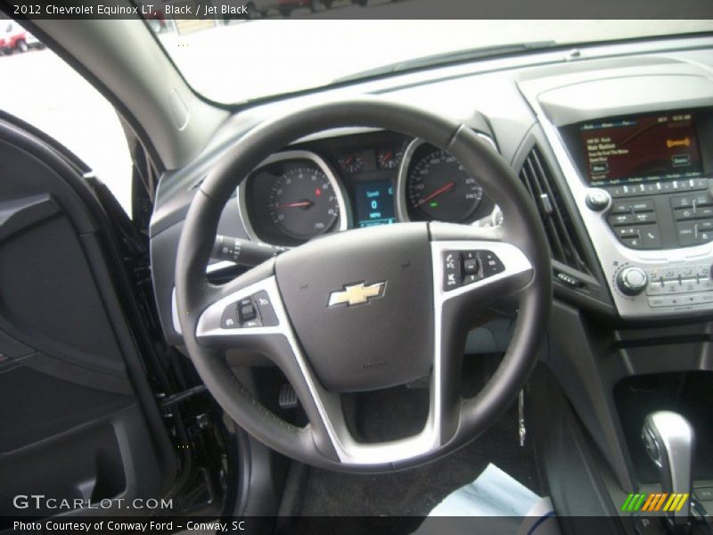 Black / Jet Black 2012 Chevrolet Equinox LT
