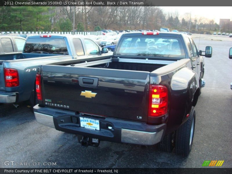 Black / Dark Titanium 2012 Chevrolet Silverado 3500HD LS Crew Cab 4x4 Dually