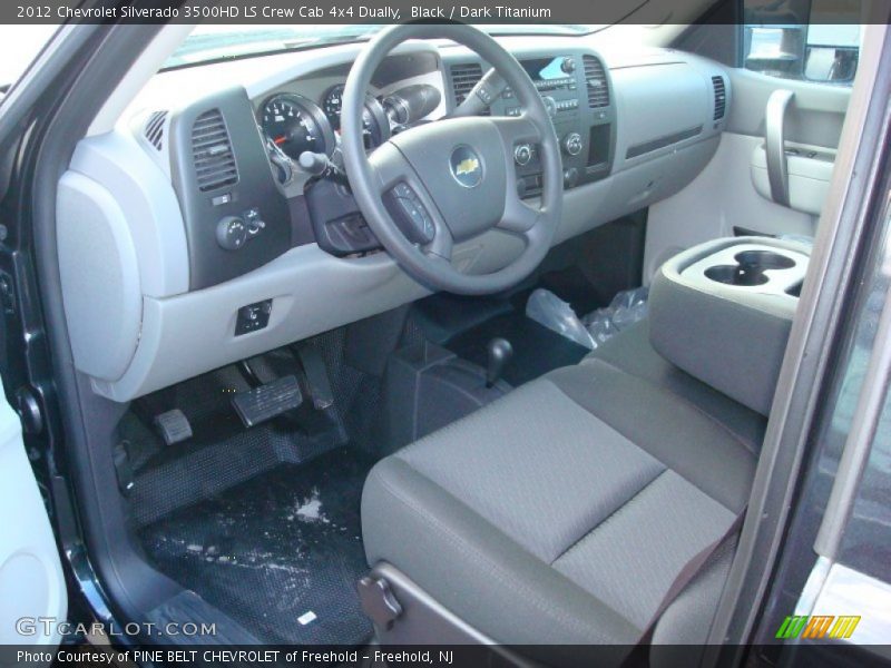Black / Dark Titanium 2012 Chevrolet Silverado 3500HD LS Crew Cab 4x4 Dually