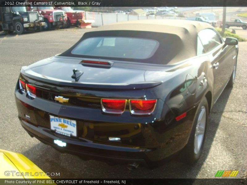 Black / Gray 2012 Chevrolet Camaro LT Convertible