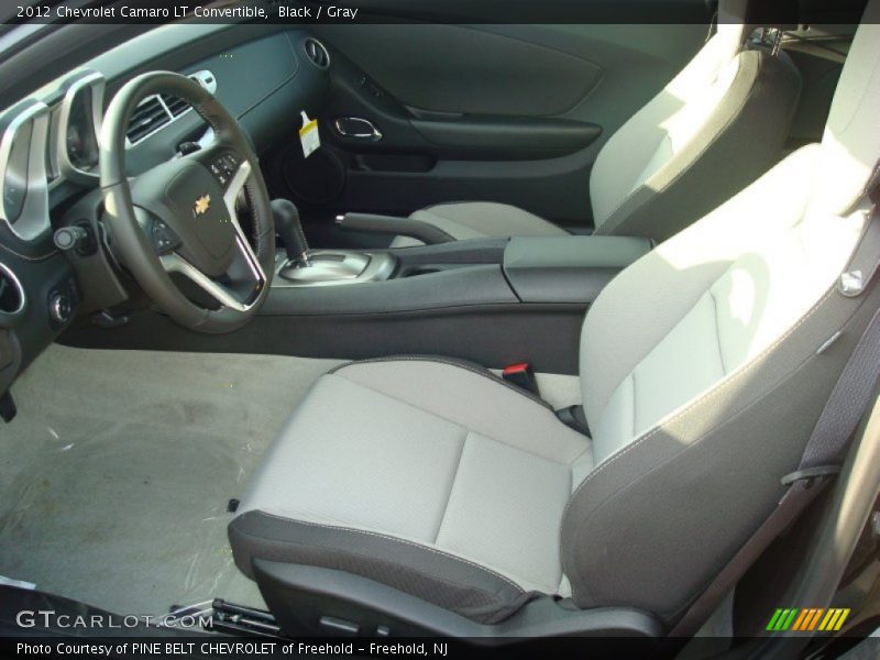 Black / Gray 2012 Chevrolet Camaro LT Convertible