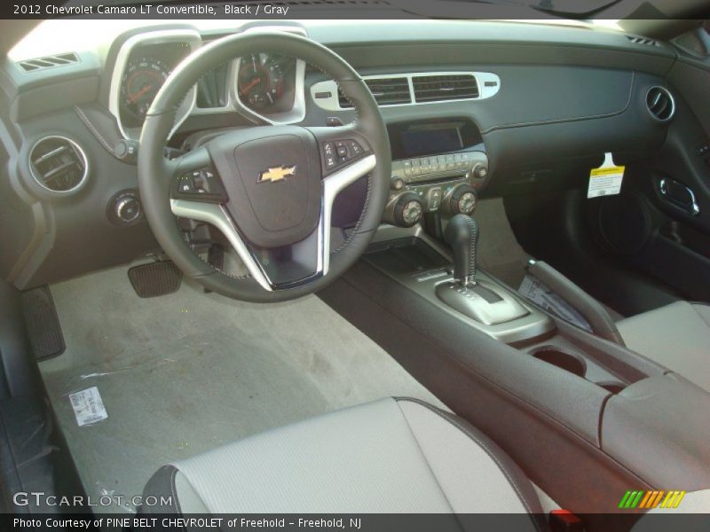 Black / Gray 2012 Chevrolet Camaro LT Convertible