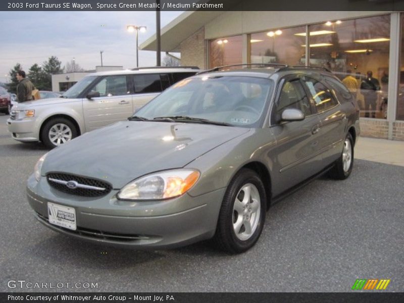 Spruce Green Metallic / Medium Parchment 2003 Ford Taurus SE Wagon