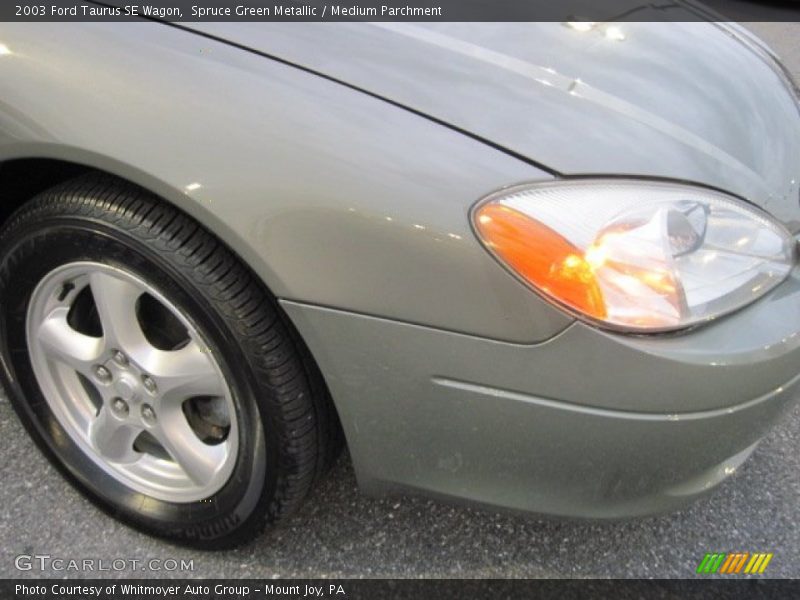 Spruce Green Metallic / Medium Parchment 2003 Ford Taurus SE Wagon