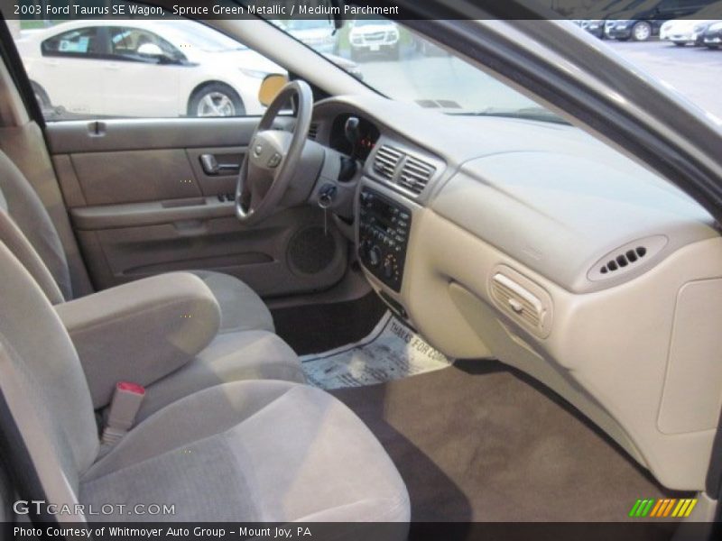 Spruce Green Metallic / Medium Parchment 2003 Ford Taurus SE Wagon