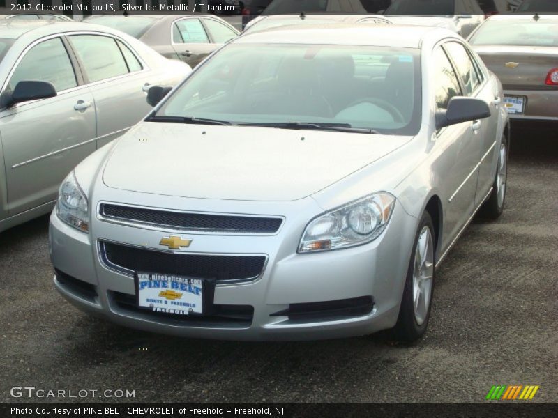 Silver Ice Metallic / Titanium 2012 Chevrolet Malibu LS