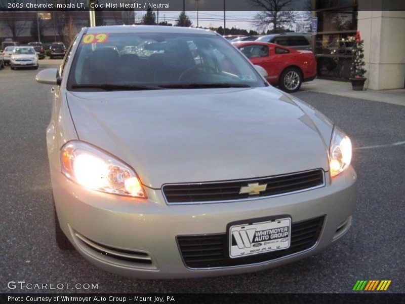 Gold Mist Metallic / Neutral 2009 Chevrolet Impala LT