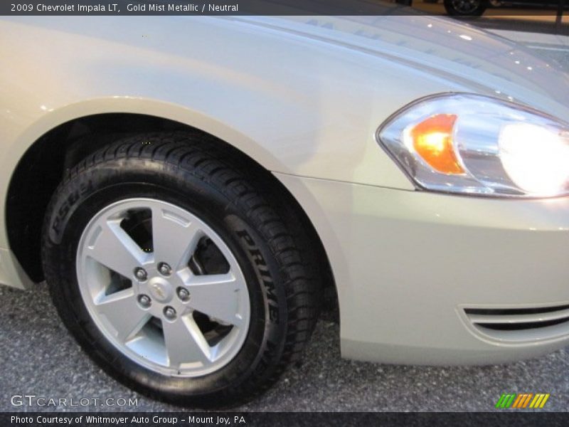 Gold Mist Metallic / Neutral 2009 Chevrolet Impala LT