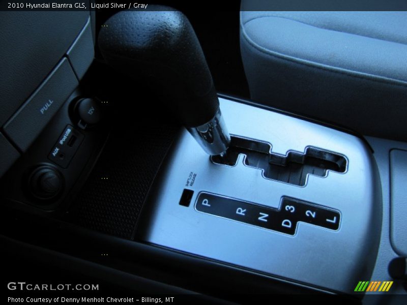 Liquid Silver / Gray 2010 Hyundai Elantra GLS