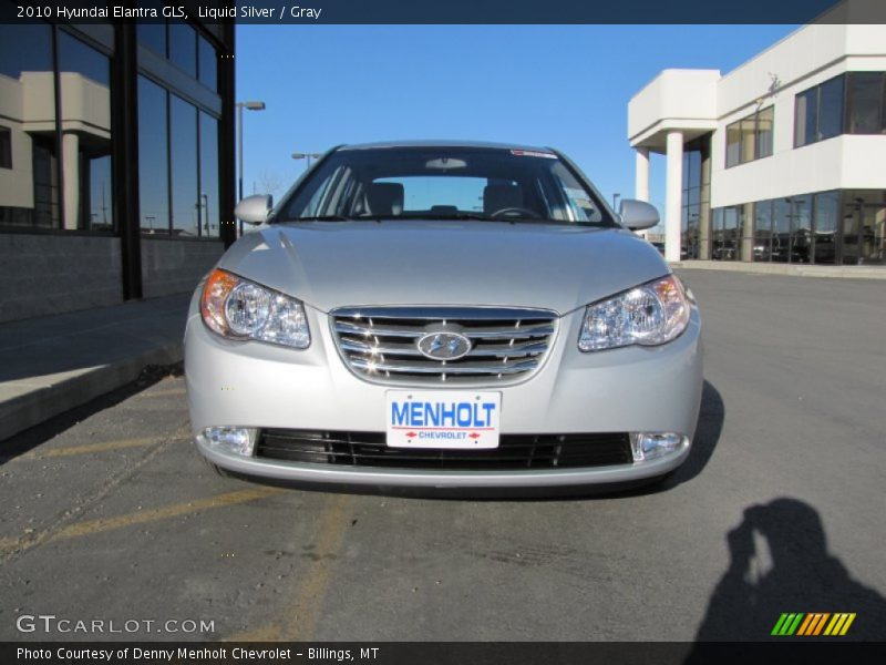 Liquid Silver / Gray 2010 Hyundai Elantra GLS