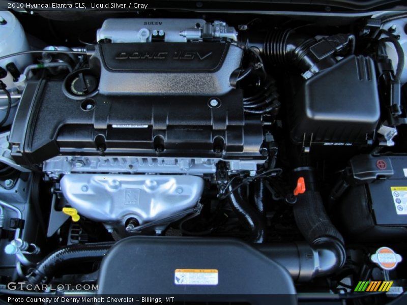 Liquid Silver / Gray 2010 Hyundai Elantra GLS